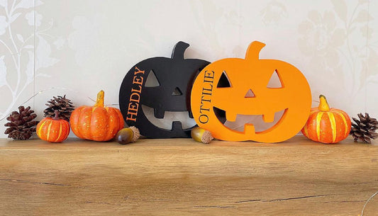Halloween personalised pumpkin