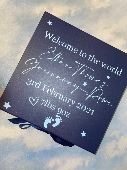 Baby Boy personalised box